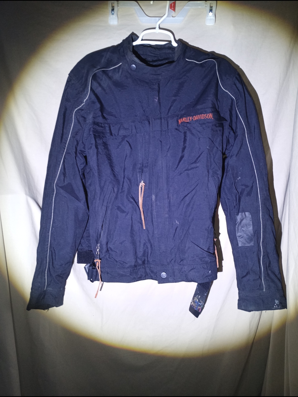 Vintage Harley-Davidson MotorClothes Nylon Tribal Graphic Riding Jacket Size M